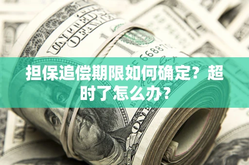 济南担保追偿期限如何确定？超时了怎么办？
