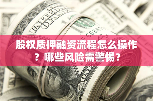 济南股权质押融资流程怎么操作？哪些风险需警惕？