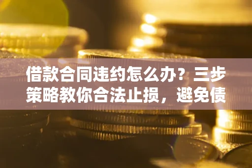 济南借款合同违约怎么办？三步策略教你合法止损，避免债务危机升级