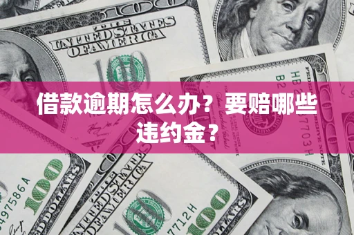 济南借款逾期怎么办？要赔哪些违约金？